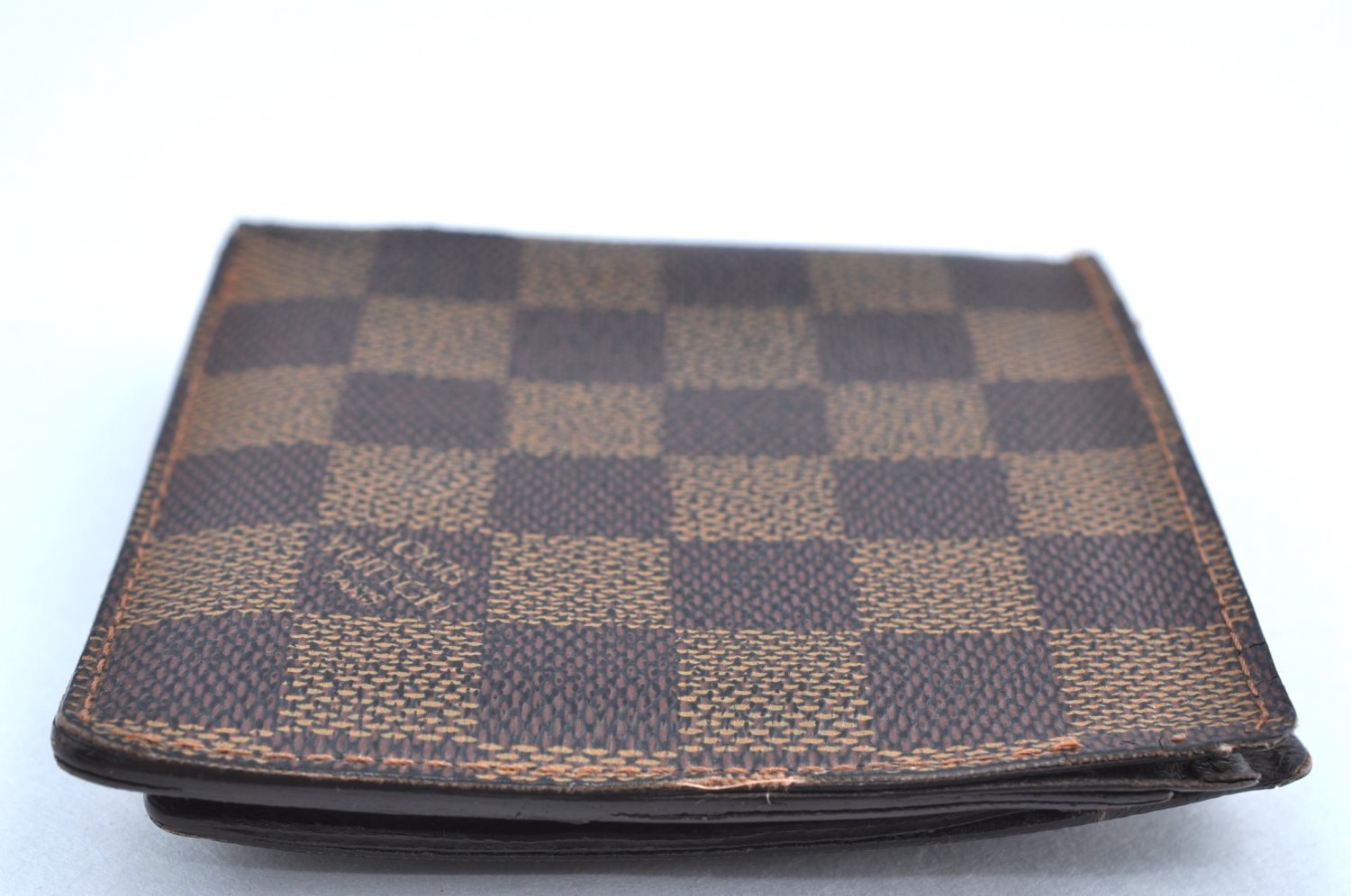 Auth Louis Vuitton Damier Porte Billet Carte Credit Monnaie N61665 Wallet K6057