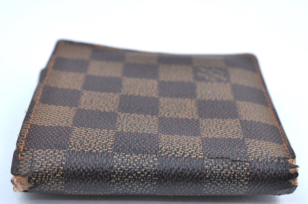 Auth Louis Vuitton Damier Porte Billet Carte Credit Monnaie N61665 Wallet K6057