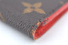 Authentic Louis Vuitton Monogram Folio Iphone 6 Case Red M61616 LV K6058