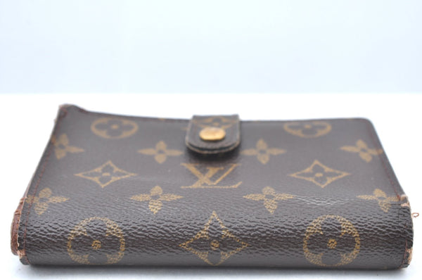 Auth Louis Vuitton Monogram Porte Monnaie Billets Viennois M61663 Wallet K6061