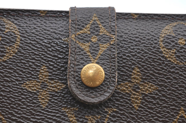 Auth Louis Vuitton Monogram Porte Monnaie Billets Viennois M61663 Wallet K6061