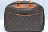 Authentic Louis Vuitton Monogram Deauville Hand Bag M47270 LV Junk K6065