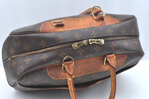 Authentic Louis Vuitton Monogram Deauville Hand Bag M47270 LV Junk K6065