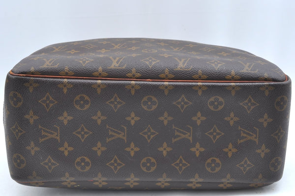 Authentic Louis Vuitton Monogram Deauville Hand Bag M47270 LV Junk K6065