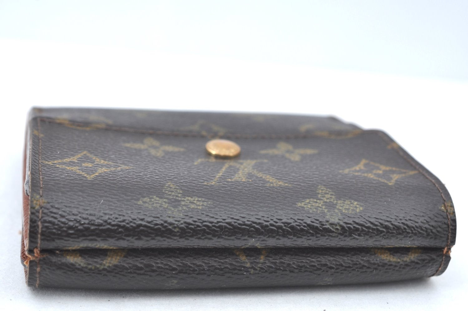 Authentic Louis Vuitton Monogram M61652 Porte Monnaie Billet Carte Credit K6066