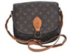 Authentic Louis Vuitton Monogram Saint Cloud GM M51242 Shoulder Cross Bag K6068