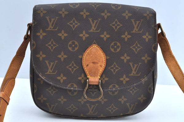Authentic Louis Vuitton Monogram Saint Cloud GM M51242 Shoulder Cross Bag K6068