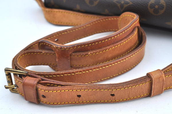 Authentic Louis Vuitton Monogram Saint Cloud GM M51242 Shoulder Cross Bag K6068