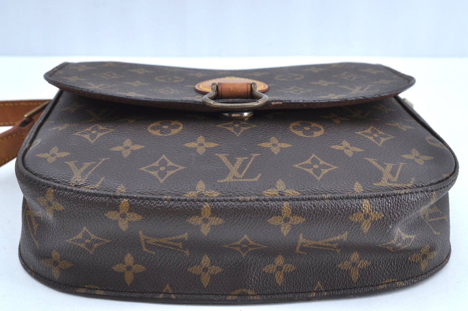 Authentic Louis Vuitton Monogram Saint Cloud GM M51242 Shoulder Cross Bag K6068