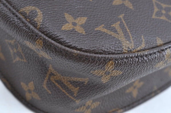 Authentic Louis Vuitton Monogram Saint Cloud GM M51242 Shoulder Cross Bag K6068