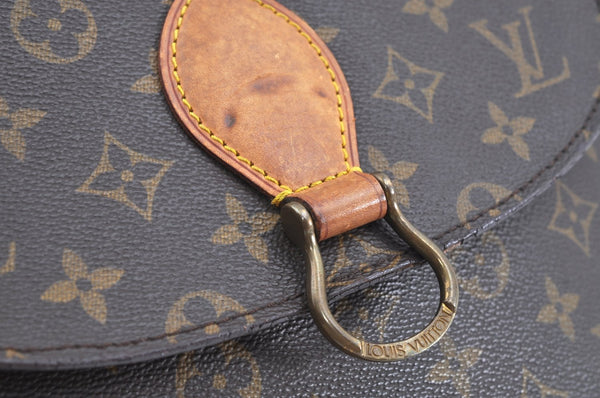 Authentic Louis Vuitton Monogram Saint Cloud GM M51242 Shoulder Cross Bag K6068