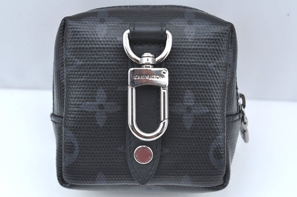 Auth Louis Vuitton Monogram Eclipse Rainbow Bijoux Sac Square MP2467 Pouch K6069