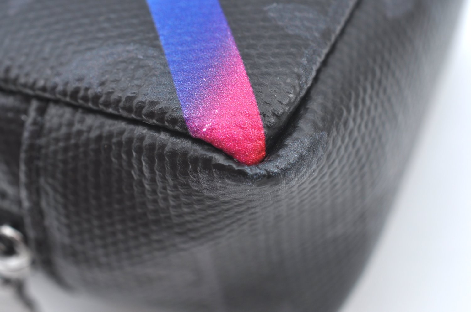 Auth Louis Vuitton Monogram Eclipse Rainbow Bijoux Sac Square MP2467 Pouch K6069