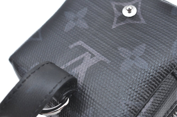 Auth Louis Vuitton Monogram Eclipse Rainbow Bijoux Sac Square MP2467 Pouch K6069