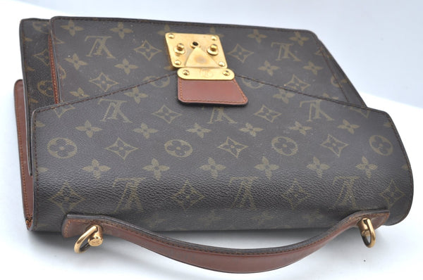 Authentic Louis Vuitton Monogram Monceau 2Way Shoulder Hand Bag M51185 LV K6072
