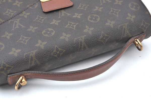 Authentic Louis Vuitton Monogram Monceau 2Way Shoulder Hand Bag M51185 LV K6072