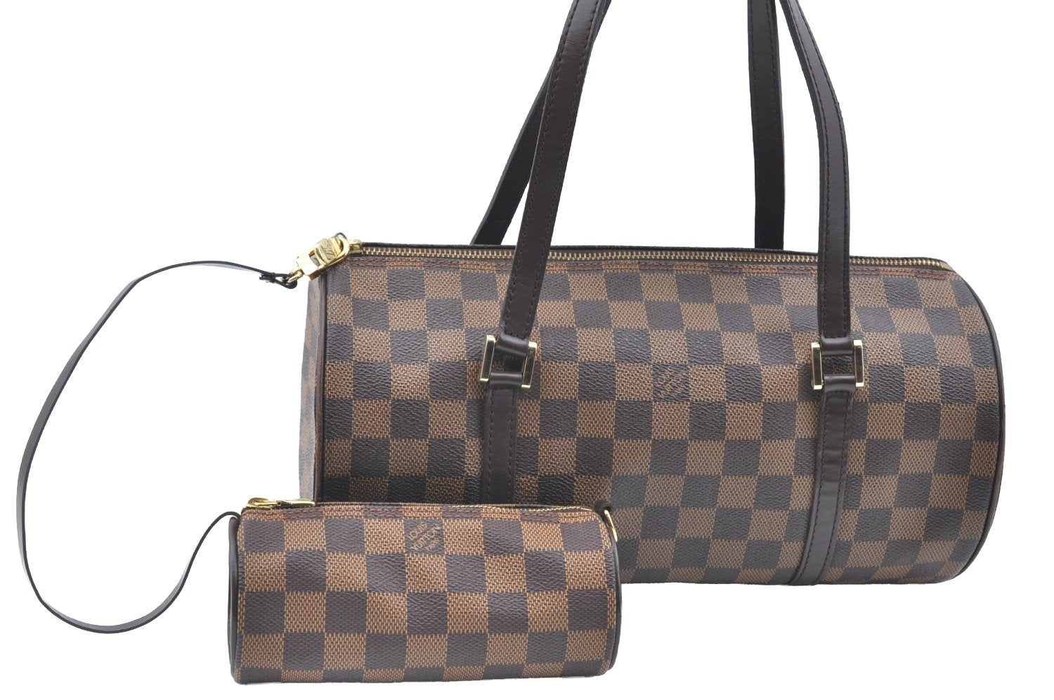 Authentic Louis Vuitton Damier Papillon 30 Hand Bag Purse N51303 LV K6073