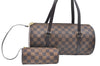 Authentic Louis Vuitton Damier Papillon 30 Hand Bag Purse N51303 LV K6073