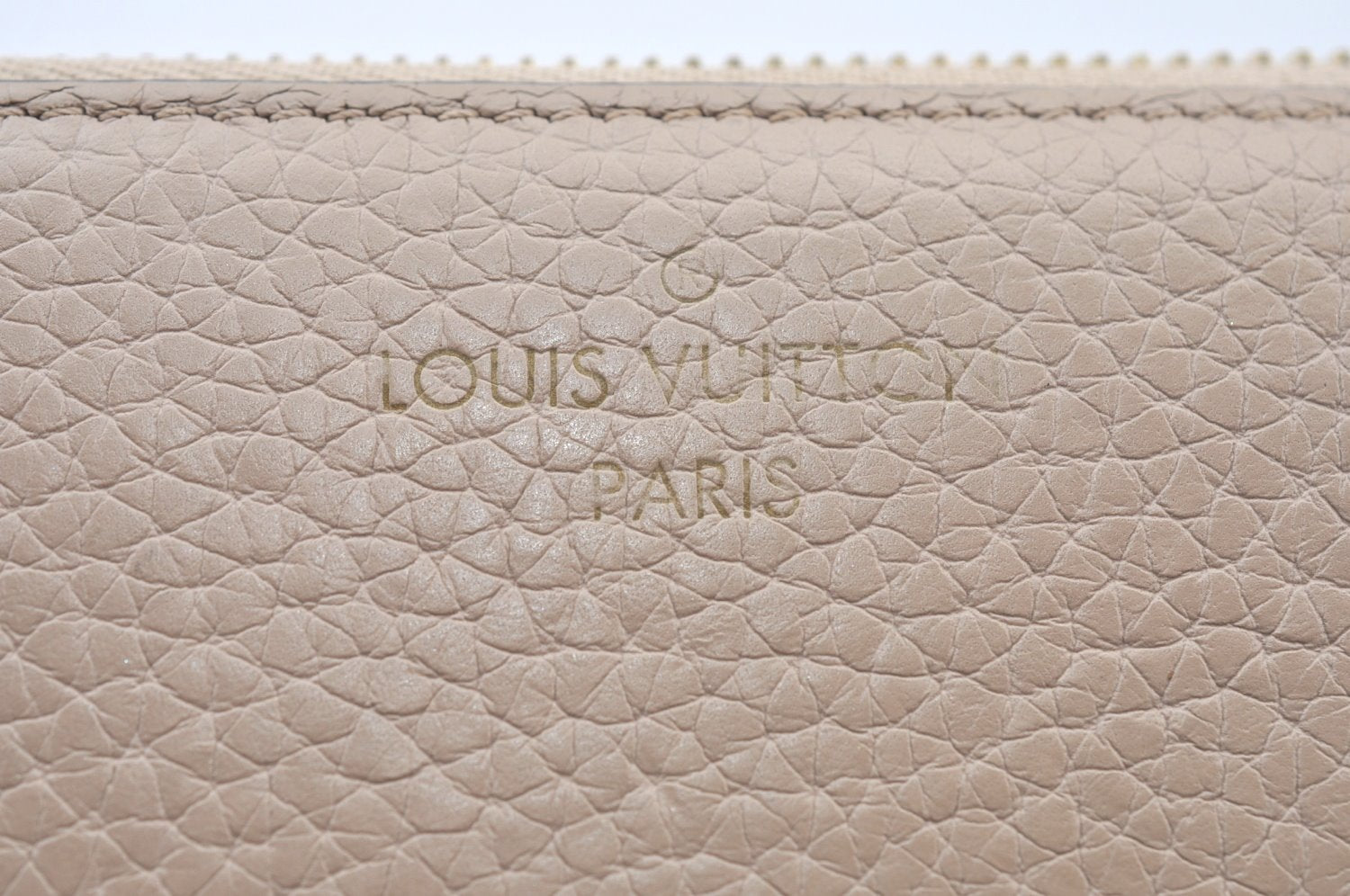 Authentic Louis Vuitton Parnassea Portefeuille Comet Wallet M63104 Beige K6075