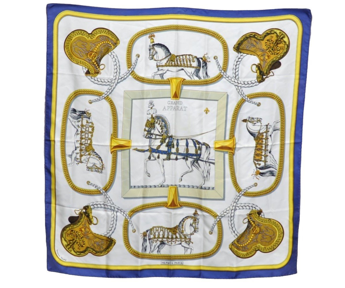 Authentic HERMES Carre 90 Scarf 