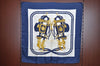 Authentic HERMES Carre 90 Scarf "BRIDES de GALA par" Silk Navy K6079