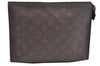 Auth Louis Vuitton Monogram Poche Toilette 26 Cosmetics Pouch Old Model LV K6080