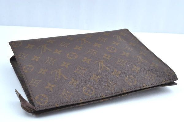 Auth Louis Vuitton Monogram Poche Toilette 26 Cosmetics Pouch Old Model LV K6080