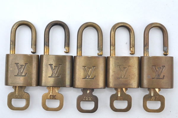 Authentic Louis Vuitton Padlock & Keys 10Set LV K6085