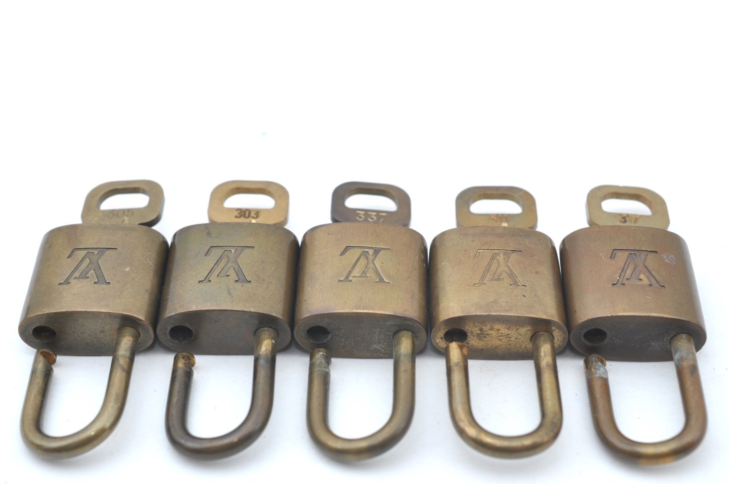 Authentic Louis Vuitton Padlock & Keys 10Set LV K6085