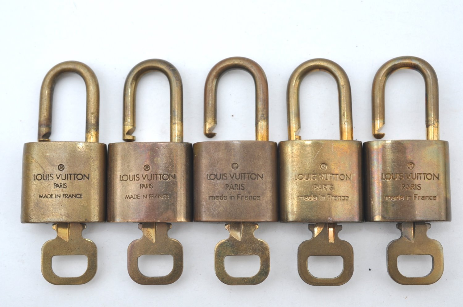 Authentic Louis Vuitton Padlock & Keys 10Set LV K6085