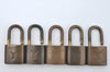 Authentic Louis Vuitton Padlock Gold 10Set LV K6086