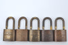 Authentic Louis Vuitton Padlock Gold 10Set LV K6086