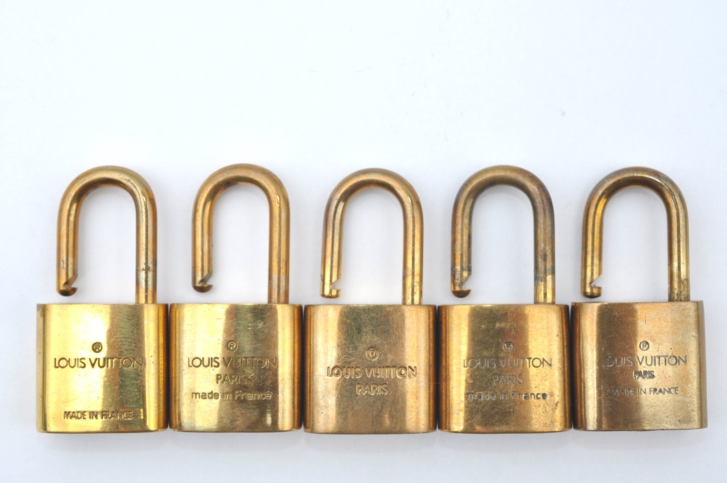 Authentic Louis Vuitton Padlock Gold 10Set LV K6087