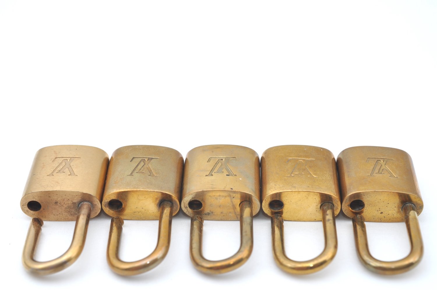 Authentic Louis Vuitton Padlock Gold 10Set LV K6087