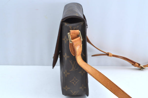 Authentic Louis Vuitton Monogram Saint Cloud GM M51242 Shoulder Cross Bag K6089