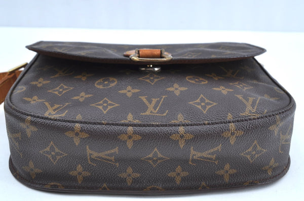 Authentic Louis Vuitton Monogram Saint Cloud GM M51242 Shoulder Cross Bag K6089