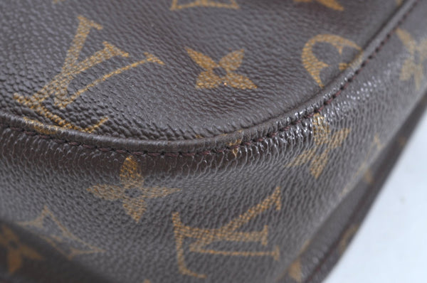 Authentic Louis Vuitton Monogram Saint Cloud GM M51242 Shoulder Cross Bag K6089