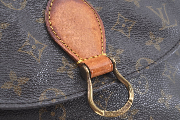 Authentic Louis Vuitton Monogram Saint Cloud GM M51242 Shoulder Cross Bag K6089
