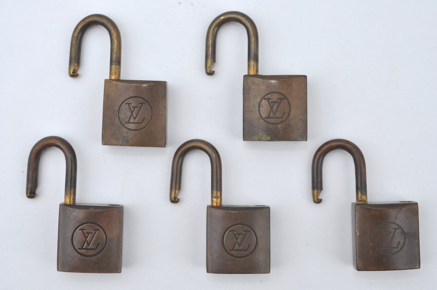 Authentic Louis Vuitton Padlock 10Set Old Model LV K6096