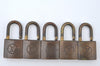 Authentic Louis Vuitton Padlock 10Set Old Model LV K6096