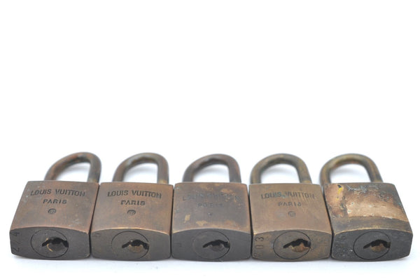 Authentic Louis Vuitton Padlock 10Set Old Model LV K6096