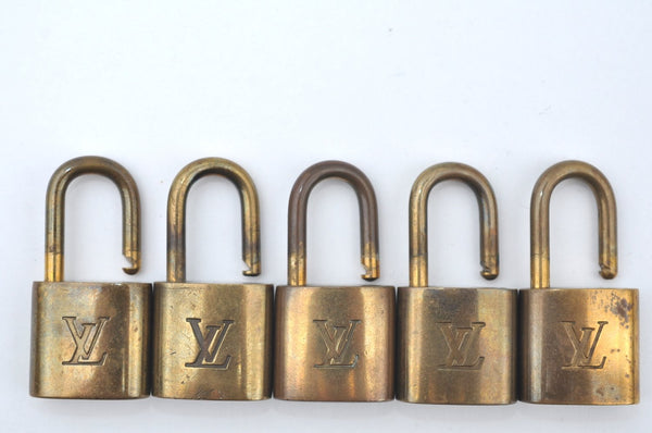 Authentic Louis Vuitton Padlock Gold 10Set LV K6097