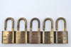 Authentic Louis Vuitton Padlock Gold 10Set LV K6097