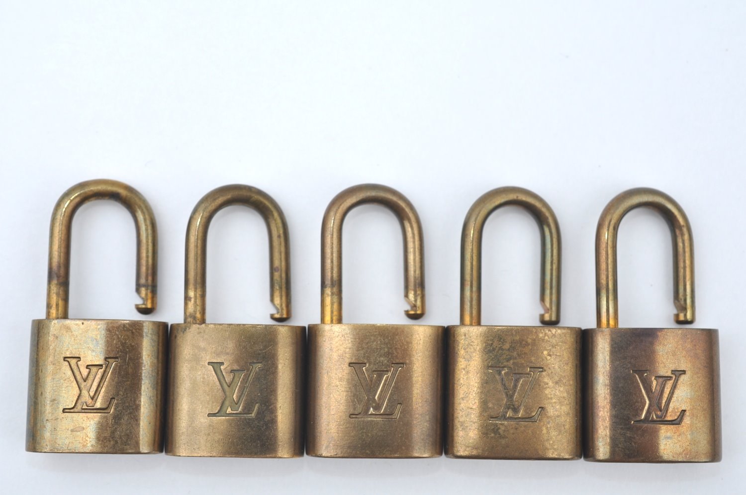 Authentic Louis Vuitton Padlock Gold 10Set LV K6097