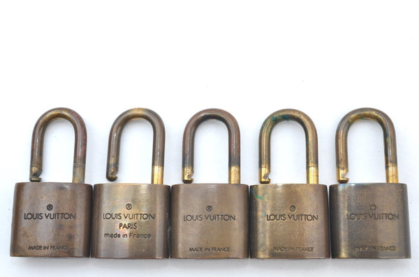 Authentic Louis Vuitton Padlock Gold 10Set LV K6098