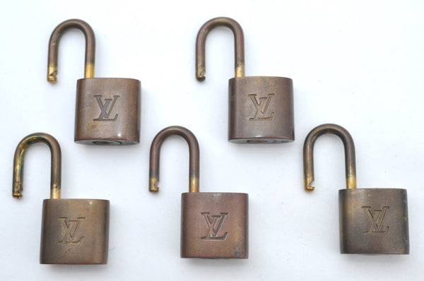 Authentic Louis Vuitton Padlock Gold 10Set LV K6098