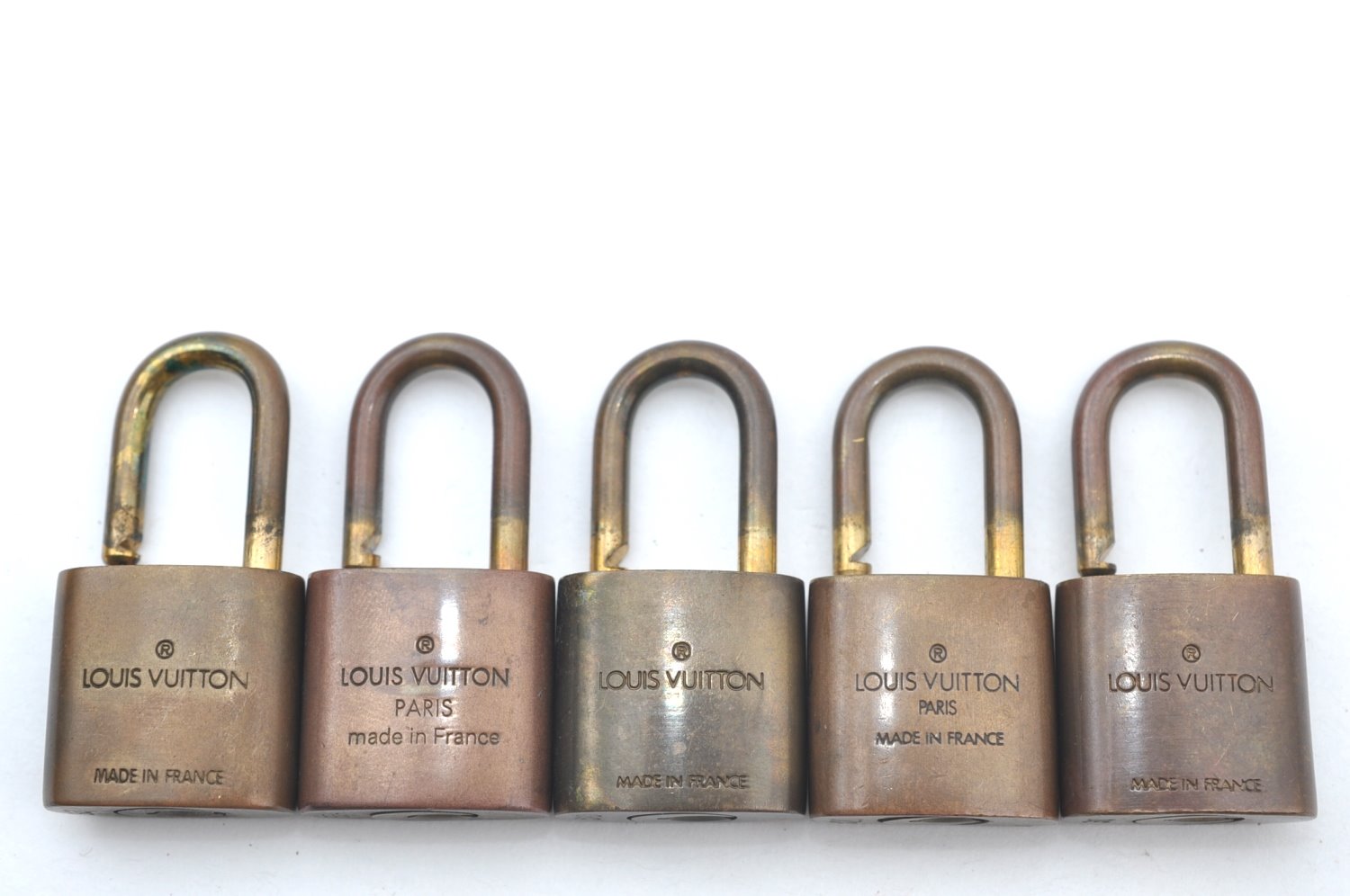 Authentic Louis Vuitton Padlock Gold 10Set LV K6098