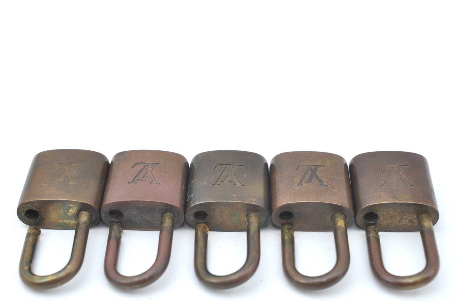 Authentic Louis Vuitton Padlock Gold 10Set LV K6098