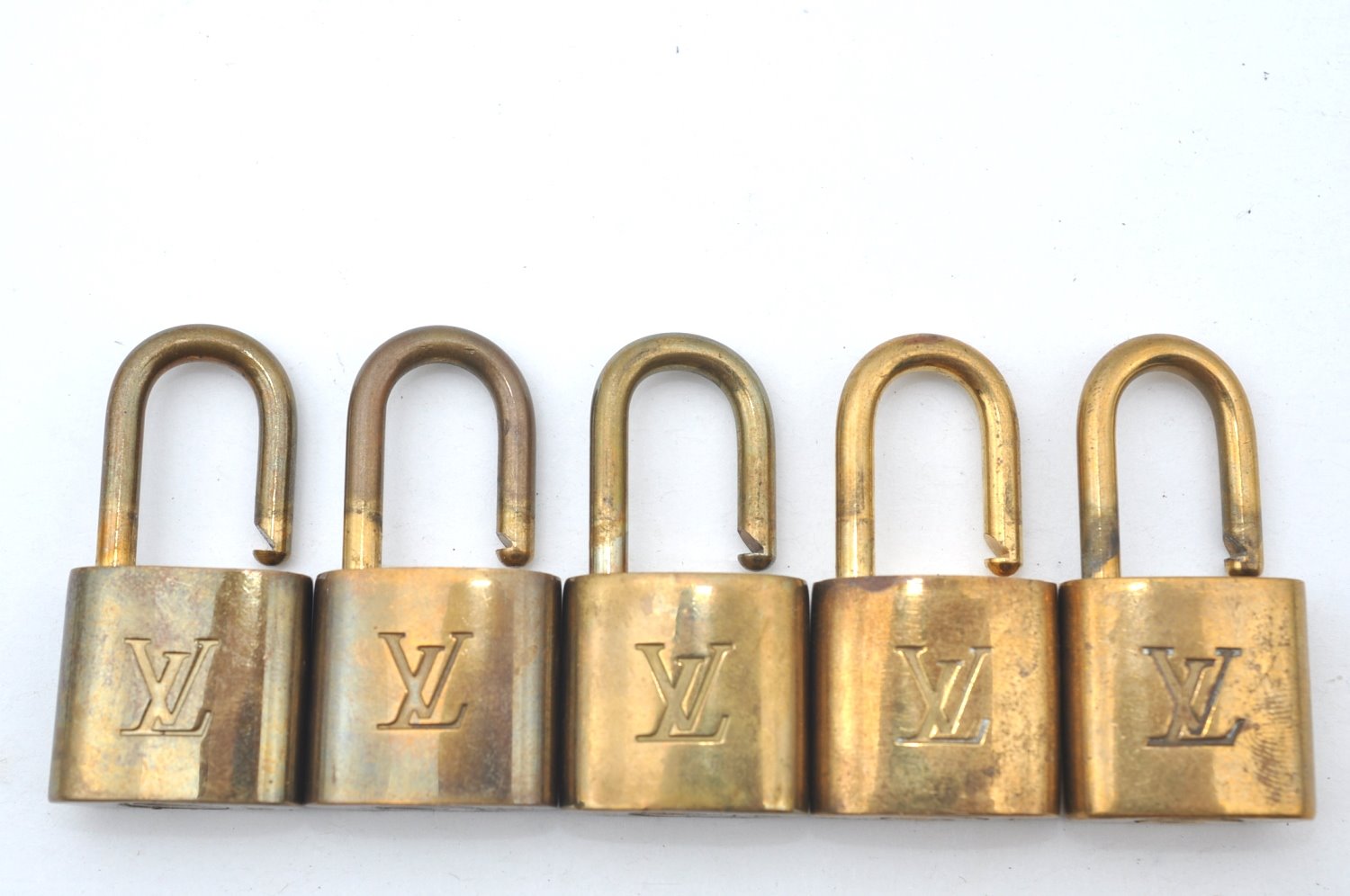 Authentic Louis Vuitton Padlock Gold 10Set LV K6099