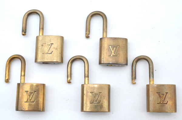 Authentic Louis Vuitton Padlock Gold 10Set LV K6099